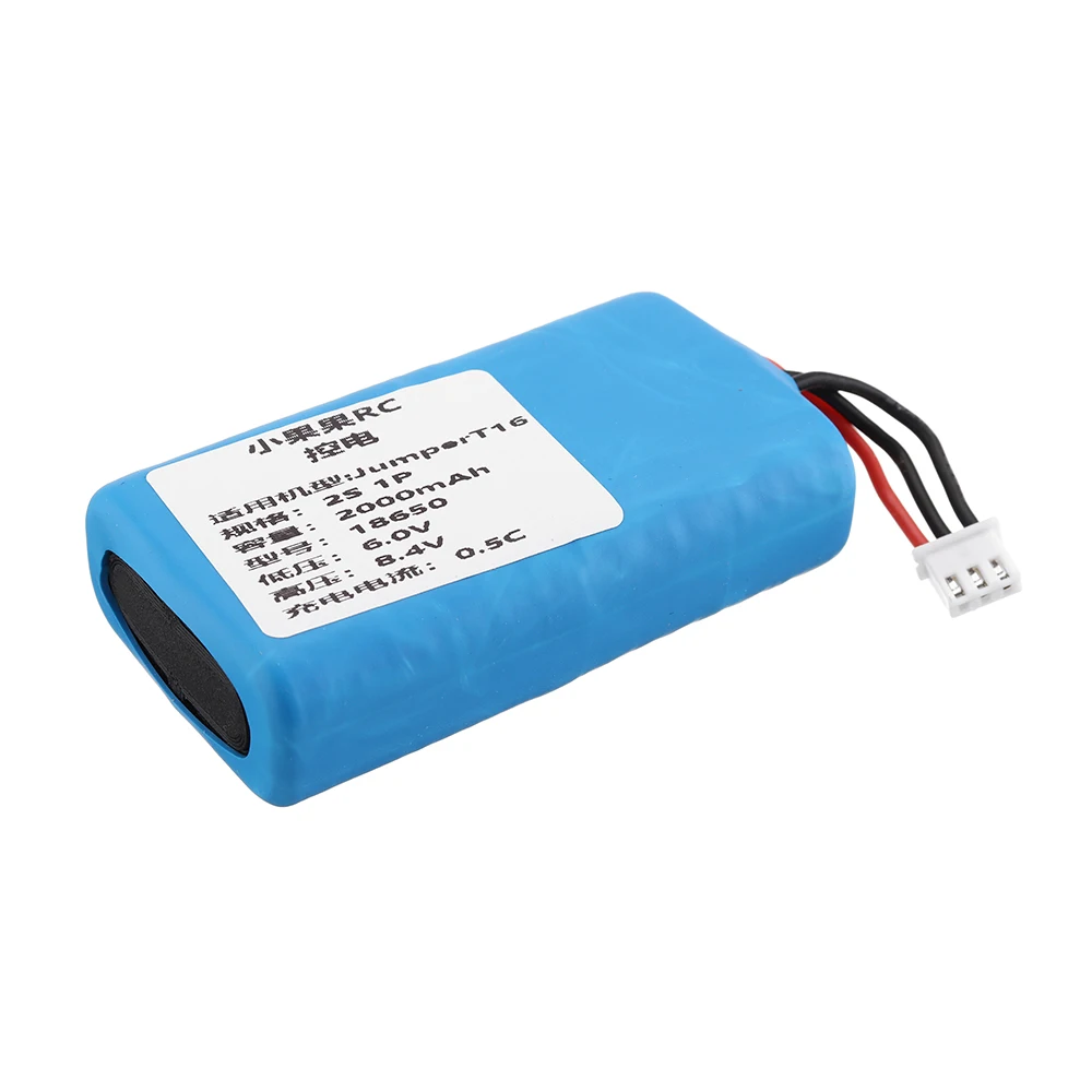 18650 7,4 V 2000 mah/3400 mah 2S батарея для Jumper T16 передатчик RC Дрон FPV гоночный Квадрокоптер Мультикоптер уличные игрушки зарядное устройство