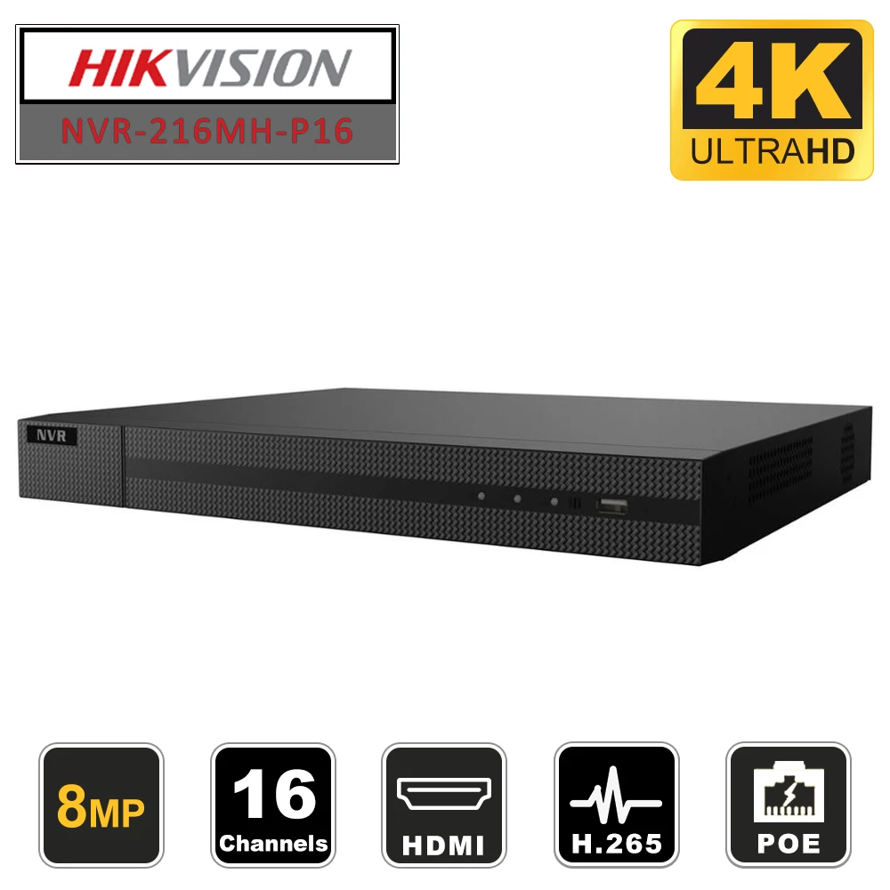 Видеорегистратор сетевой ANPVIZ (совместим с Hikvision) 4K серия HK 16 каналов POE поддержка