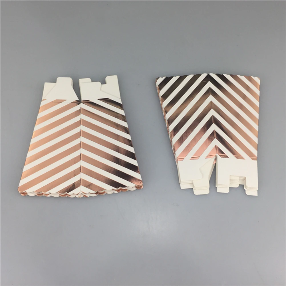 12 шт. бумажные коробки для попкорна чипсы попкорн мешочки принадлежности