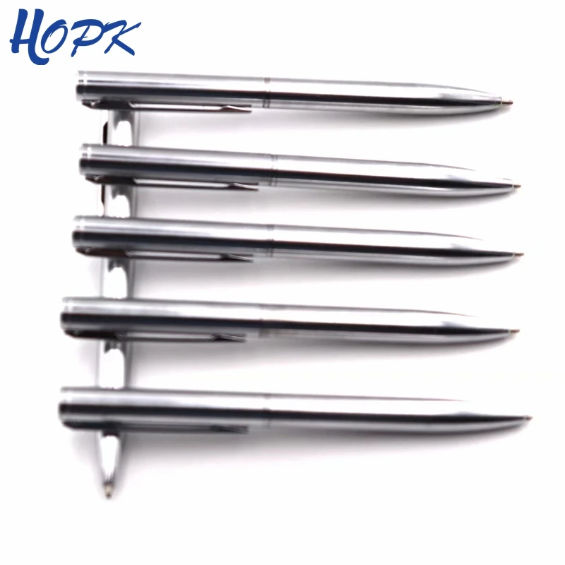 Металлическая Серебристая шариковая ручка 6 цветная красочная Шариковая Ручка 0 7