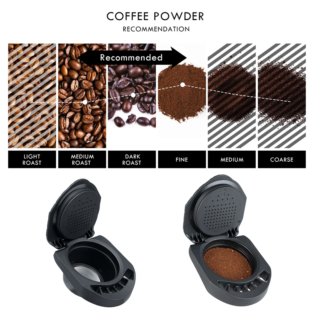 

Reusable Coffee Powder Capsule Conversion Tray for Piccolo XS Genio S Coffee Machine Coffee Pods Capsules Holder