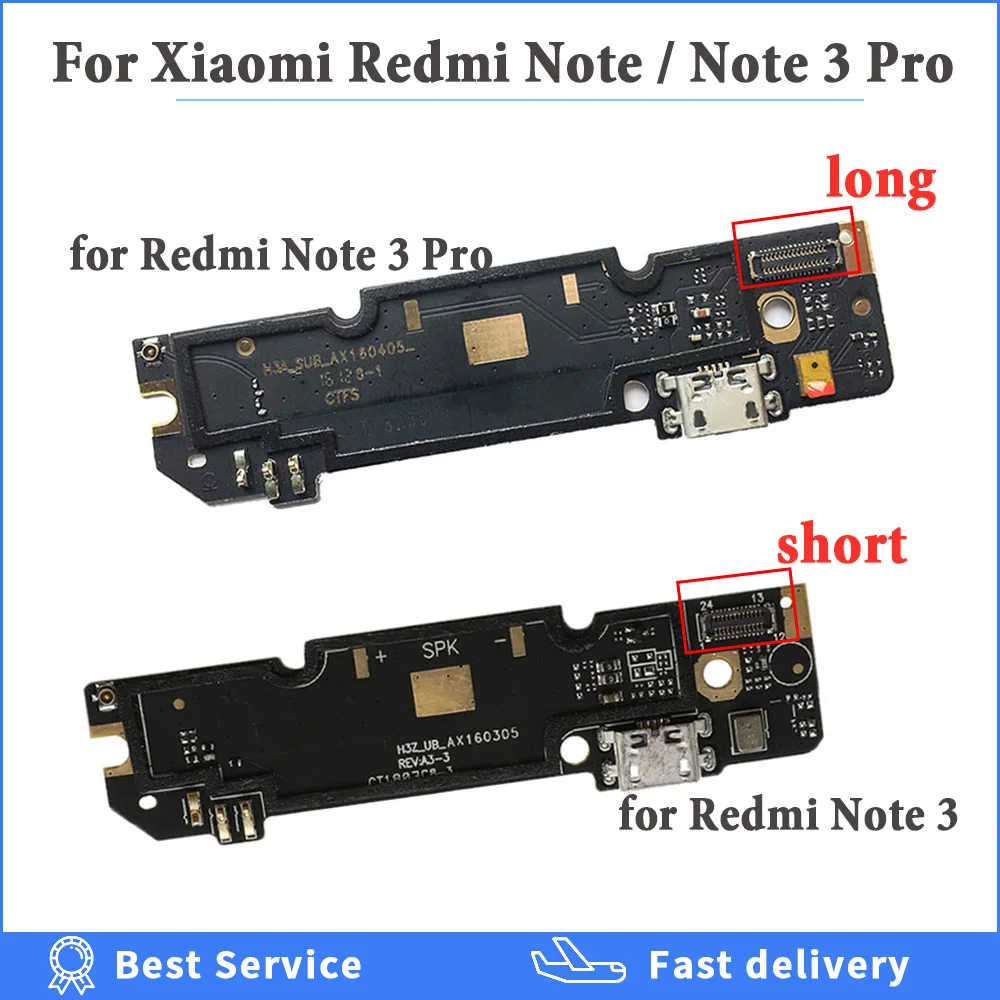 Высококачественный USB-разъем для зарядки гибкий кабель Redmi Note3 Замена Xiaomi Note 3 Pro