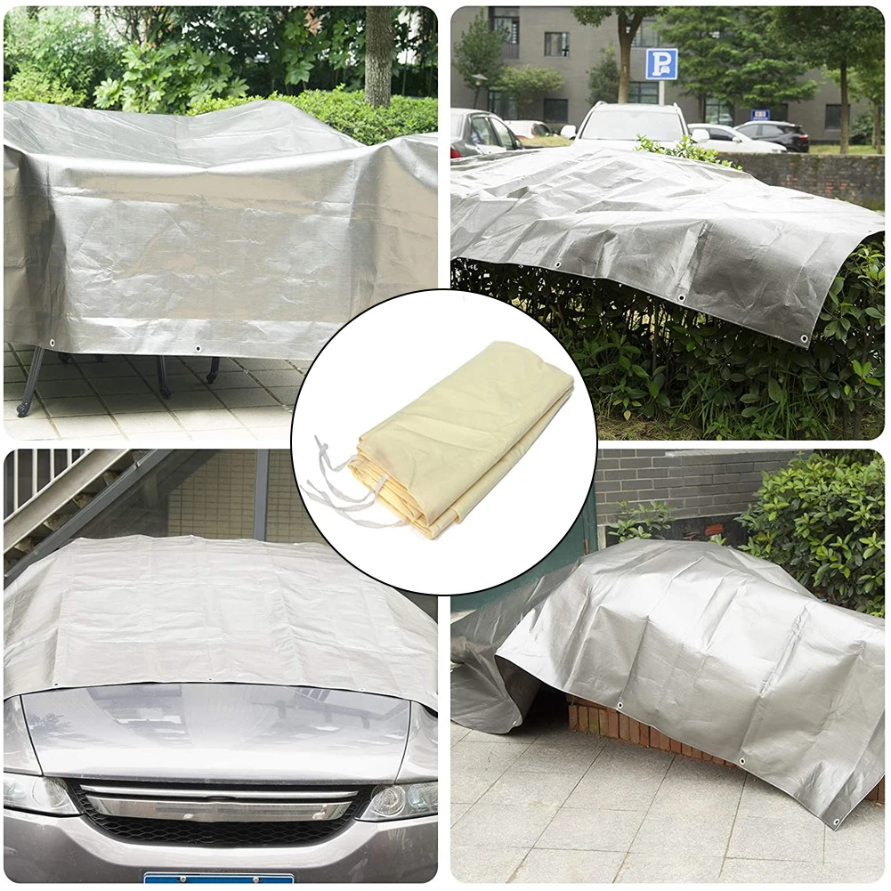 

Summer Outdoor Waterproof Anti-UV Shade Canvas Oxford Cloth Sunscreen Rain Cover Garden Courtyard Awning 300D Awning Sun Shade