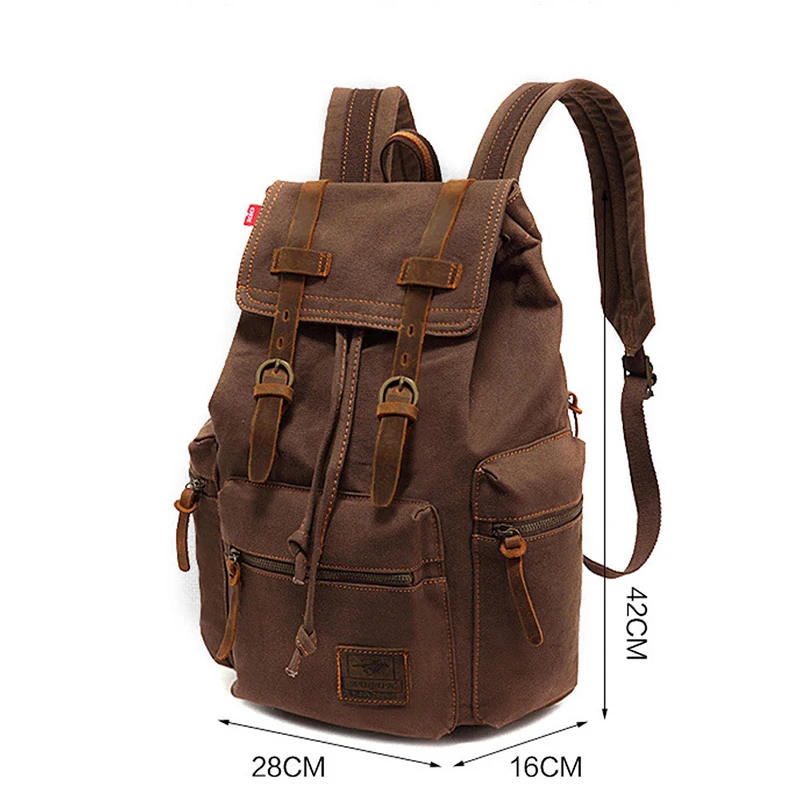 New 2019 Fashion Men Women Backpack Vintage Canvas School Travel Sports Bags Large Capacity Laptop backpack Computer Rucksack | Багаж и
