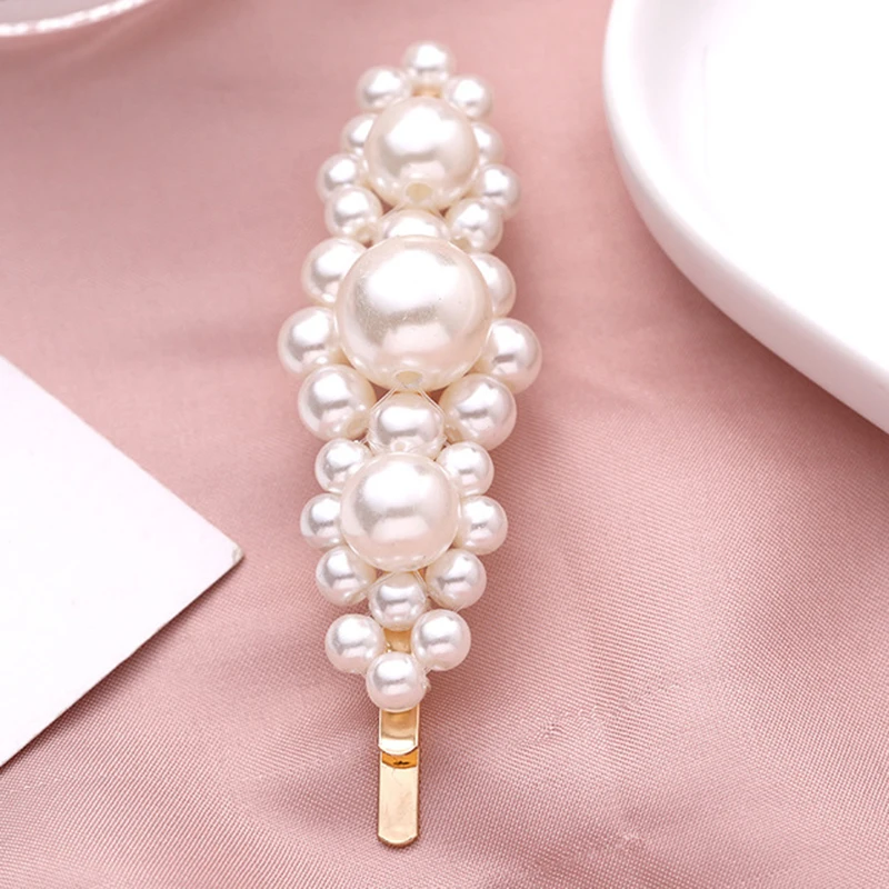 Заколка для волос с жемчужинами и звездами 20 видов Детские аксессуары модный