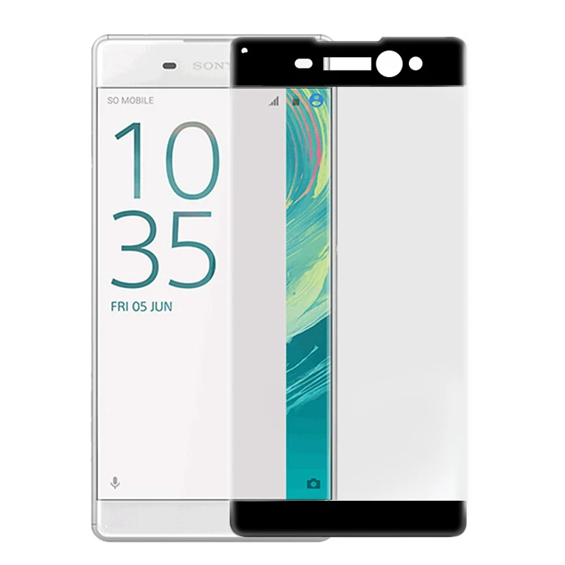 

3d curved edge full screen protector tempered glass for sony xperia xa ultra f3212 f3216 f3211 c6 ultra glass film 6.0 inch