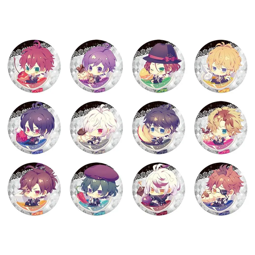 Металлический значок для фанатов аниме Kanato Shu Laito Subaru Ayato Azusa Yuma Kou ruki reiji Shin, 50 мм