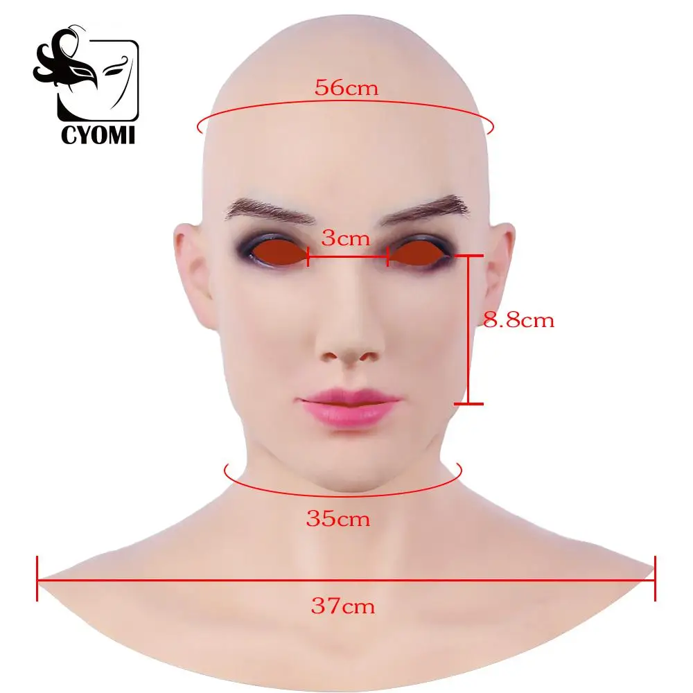 Cyomi Мягкая силиконовая реалистичная женский манекен головы Беатрис женственные