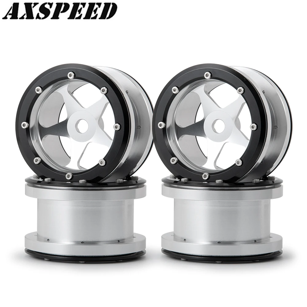 2 дюймовые диски из алюминиевого сплава Beadlock для 1/10 Axis Wraith 90018 TRX4 аксессуары