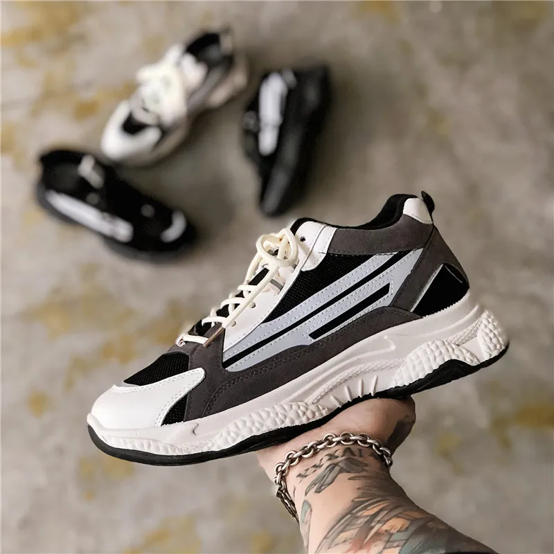 Роскошная мужская прогулочная обувь Kanye 700 кроссовки тройной формы спортивные