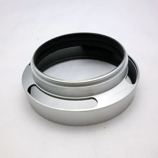 Бренд COMLYO новинка серебристая металлическая вентилируемая бленда для объектива