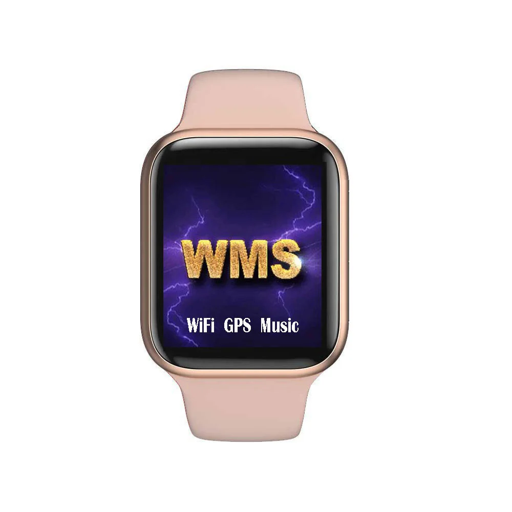 Смарт-часы Smochm IWO Wifi GPS MP3 музыка Беспроводные водонепроницаемые Bluetooth серии 5 44 мм