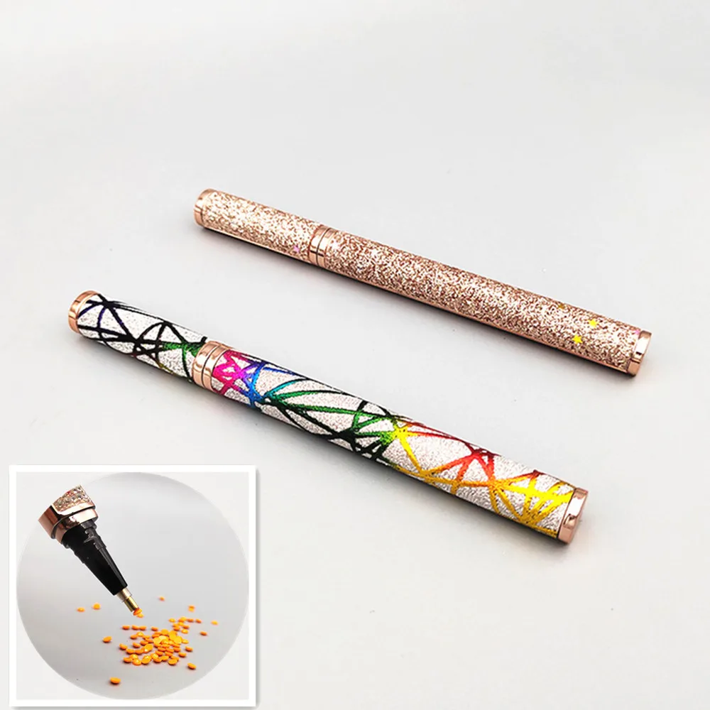 

Инструмент для алмазной живописи с блестками своими руками точечная ручка с золотым порошком стильные новые аксессуары для алмазной вышив...