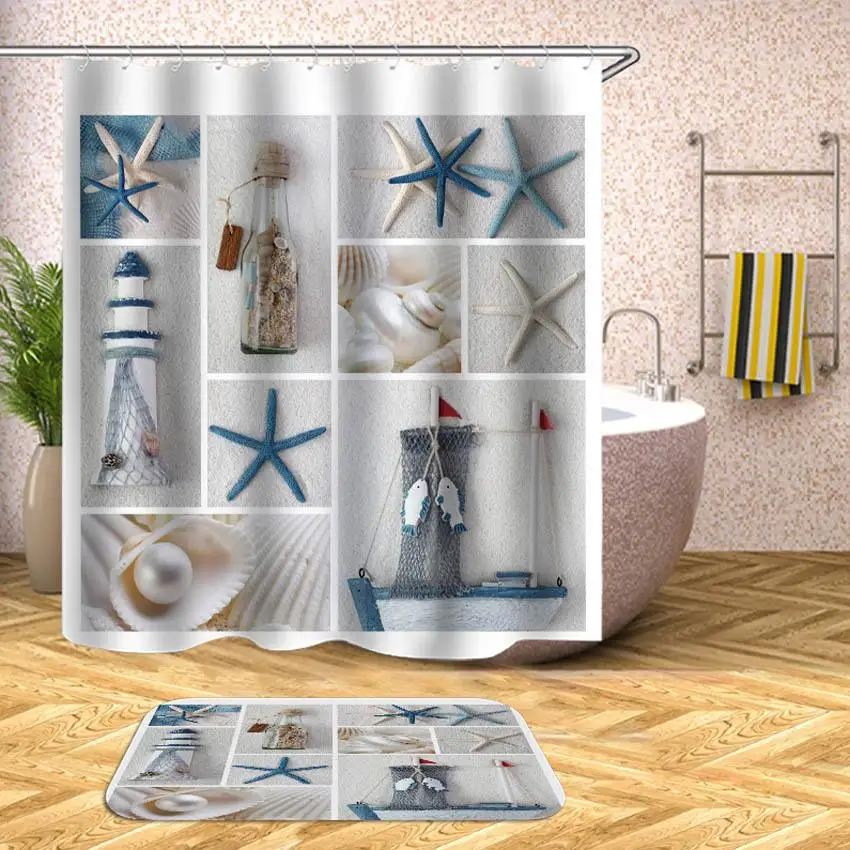 35 Водонепроницаемый душ Шторы принт ванное s для Ванная комната Ванна купальный