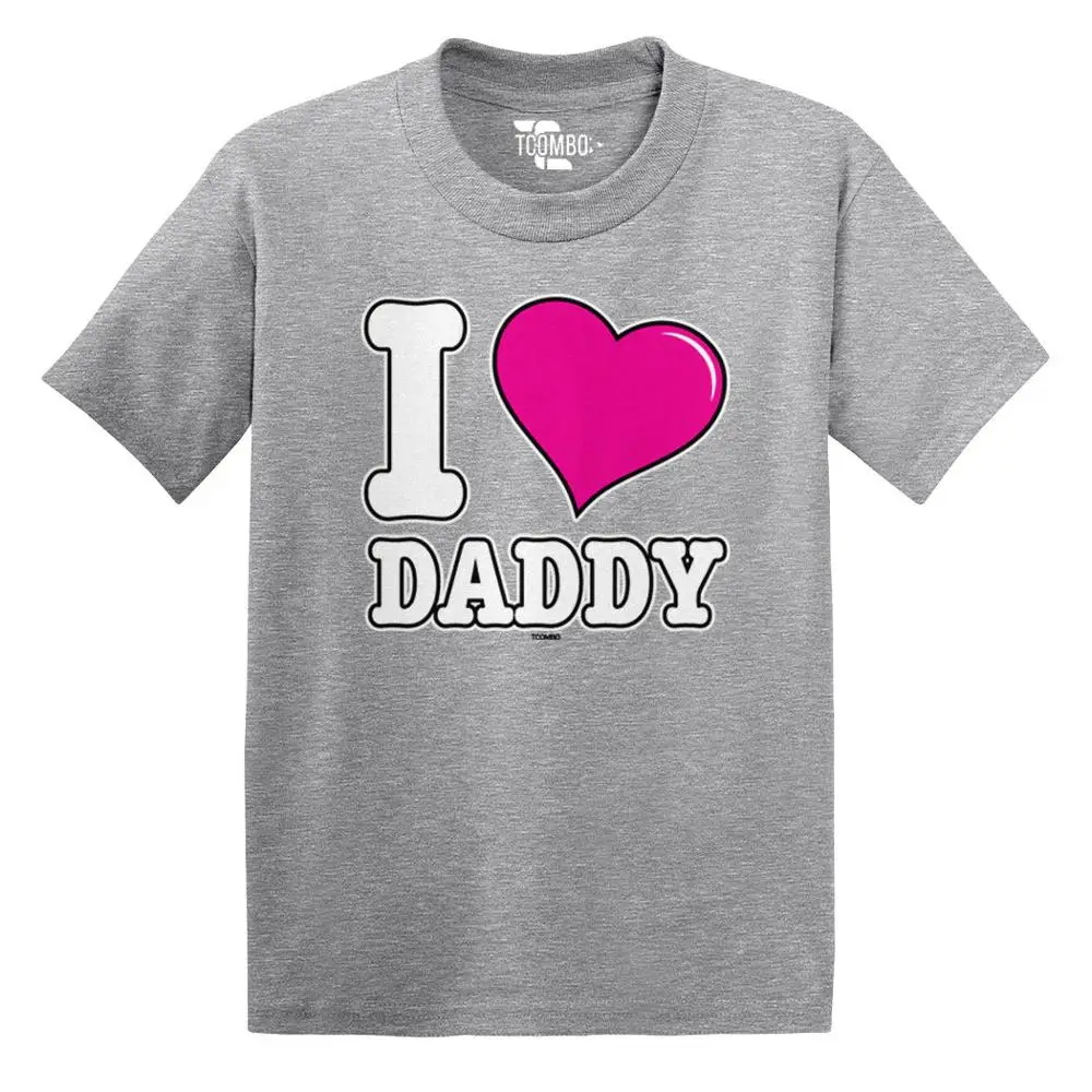 

I Love Papa Father's Day T-shirt Brand 2019 Male Short Mouw Tee Shirt Homme Custom Shirt Print