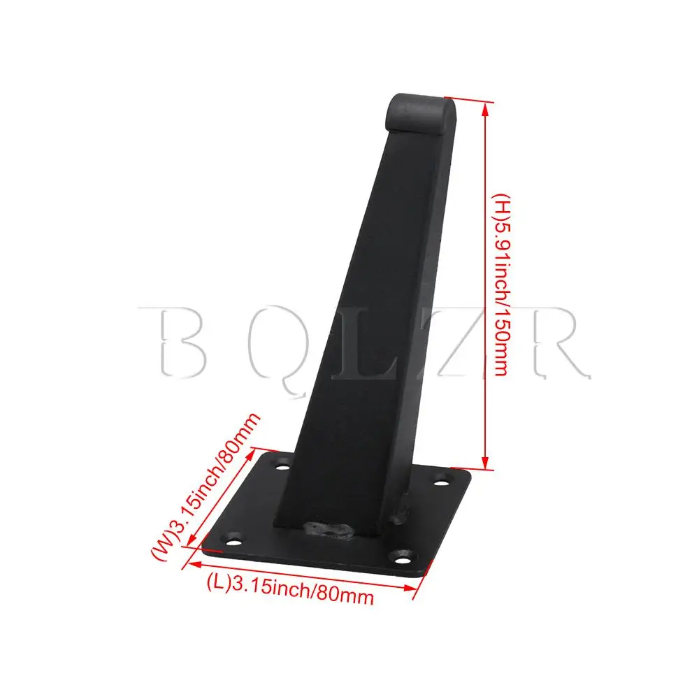 

BQLZR 4x Furniture Square Cone Sofa Table Support Feet 15cm Height