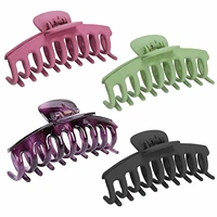 4 3 inch nonslip large claw clips for women girls thin hair strong hold hair clips for thick hair black red green purple