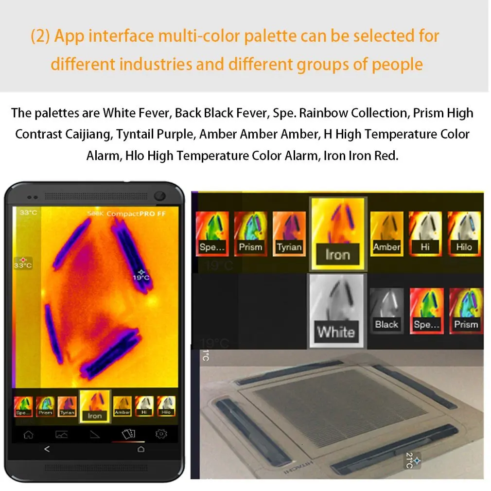 Инфракрасный Тепловизор Seek цифровой прибор для измерения температуры и