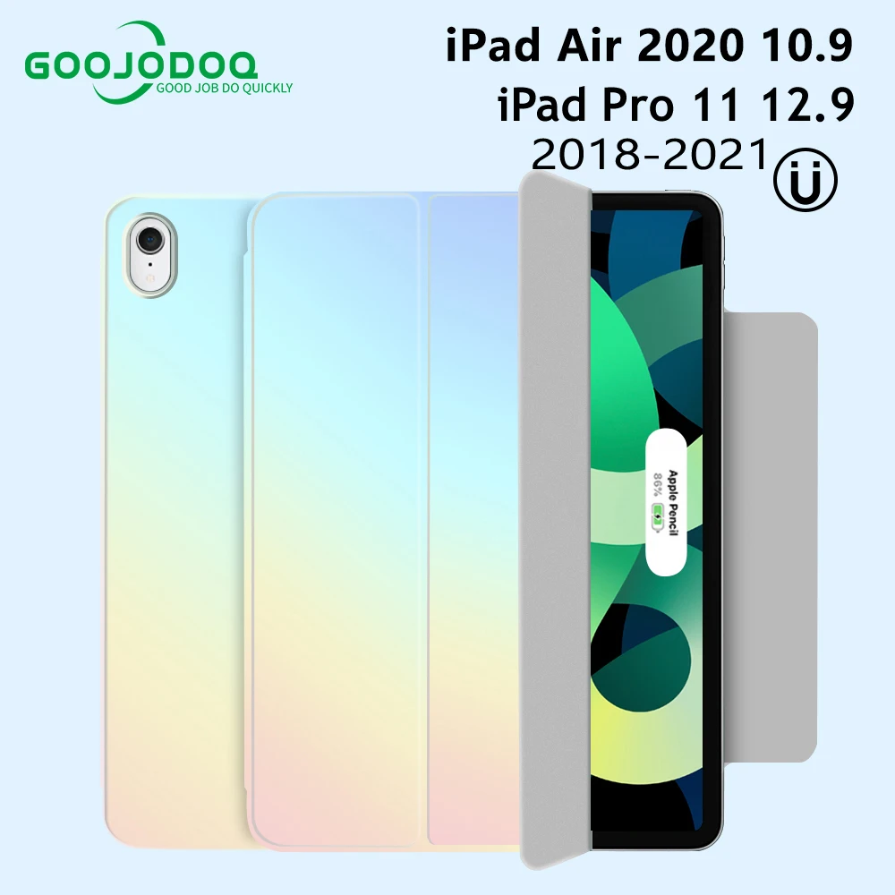 Для iPad Air 4 Чехол для Pro 11 2021 2020 2018 чехол 12 9 10 Магнитный Capa Funda|Чехлы планшетов и