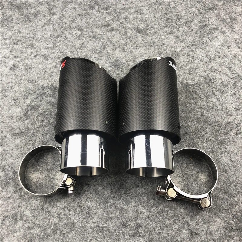 Одна деталь Akrapovic выхлопные наконечники из углеродного волокна для мотоцикла выхлопные трубы для автомобиля универсальный глушитель выхлопной трубы выхлопная труба
