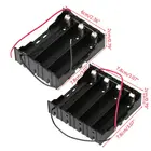3,7 V параллельный 3x4x18650 Держатель батареи Коробка Чехол для хранения Контейнер с проводом