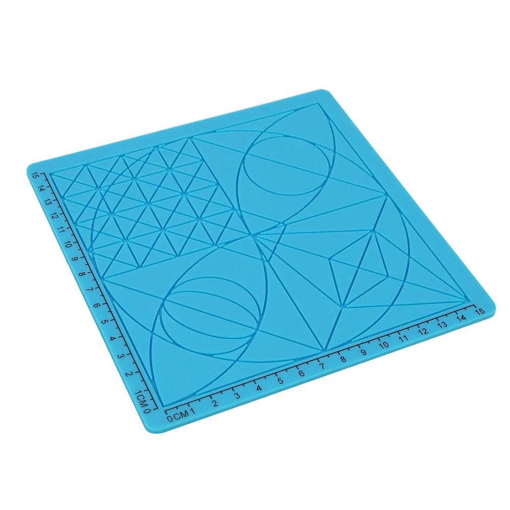 4 шт. силиконовый дизайнерский коврик 3D Печатающая ручка шаблоны для копирования