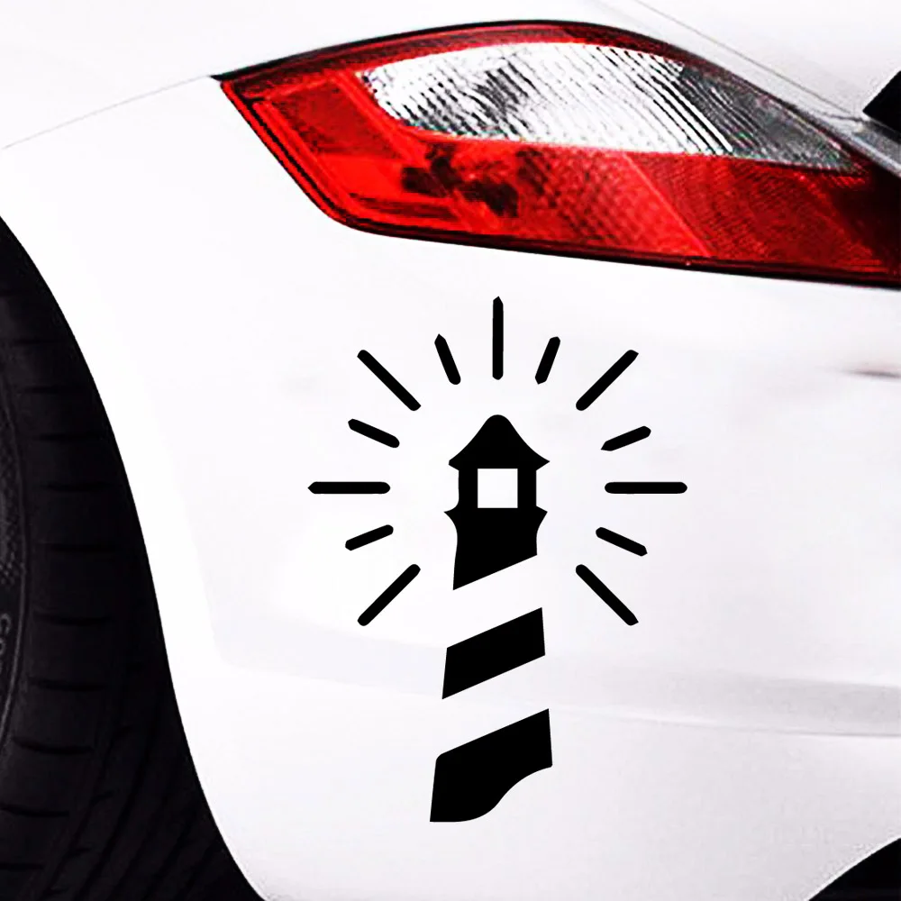 

Fashion lighthouse Auto Sticker And Decals Motorcycle Car Styling Accessories