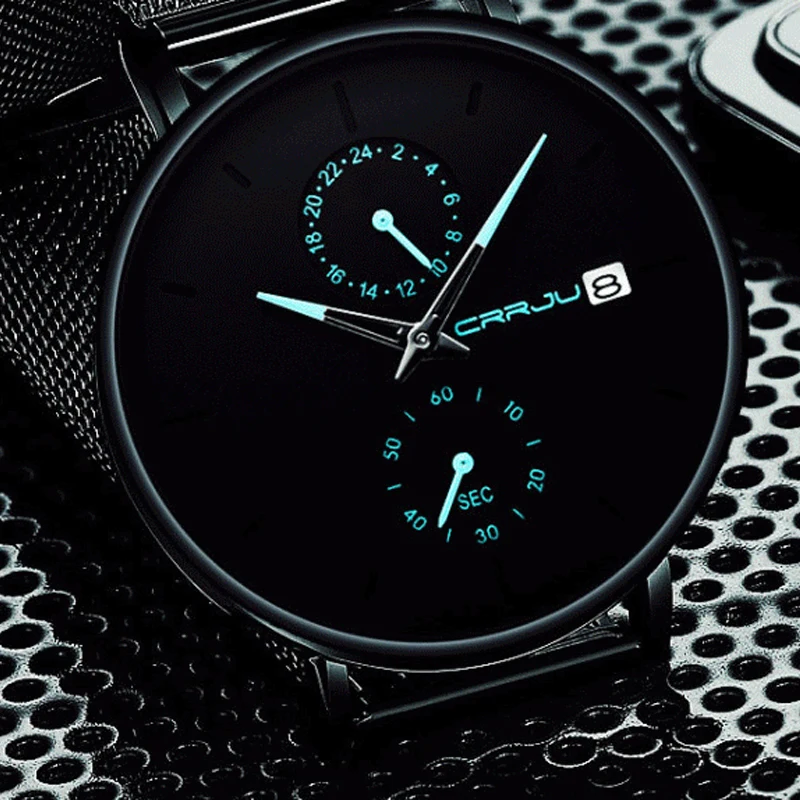 Часы наручные мужские кварцевые брендовые Роскошные модные простые