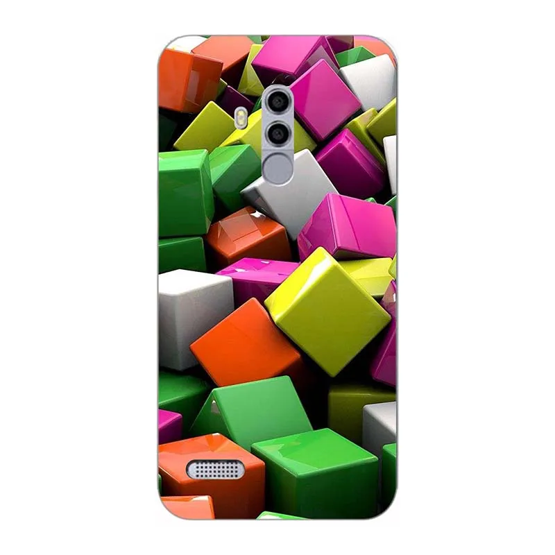 A085 Мягкий чехол из ТПУ с принтом для Leagoo T8S оригинальные чехлы для телефона силиконовые чехлы цветок Para красочные Coque для Leagoo T8 S HD - Цвет: A085