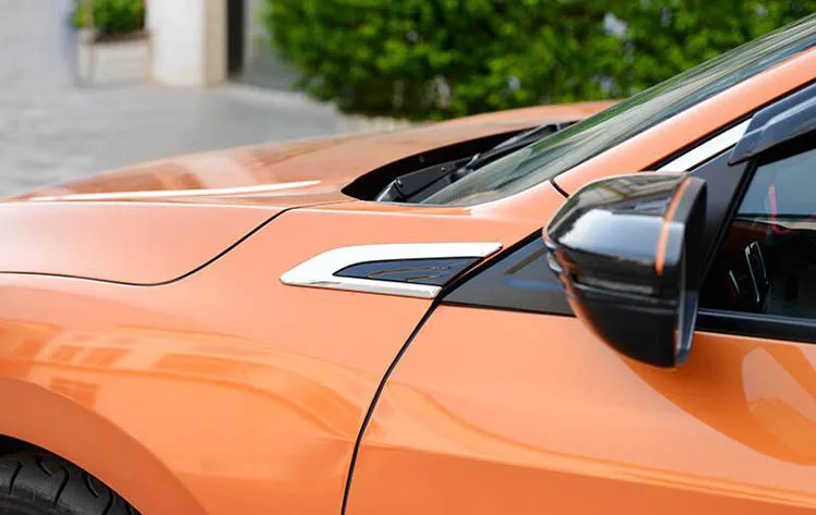 ABS хромированный боковой брызговик босветильник свет логотип крылья блестки