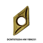 100% оригинал DCMT0702 DCMT070204-HM YBM251 DCMT 070204 DCMT07 карбидная вставка для токарного станка резак обработки нержавеющей стали CNC