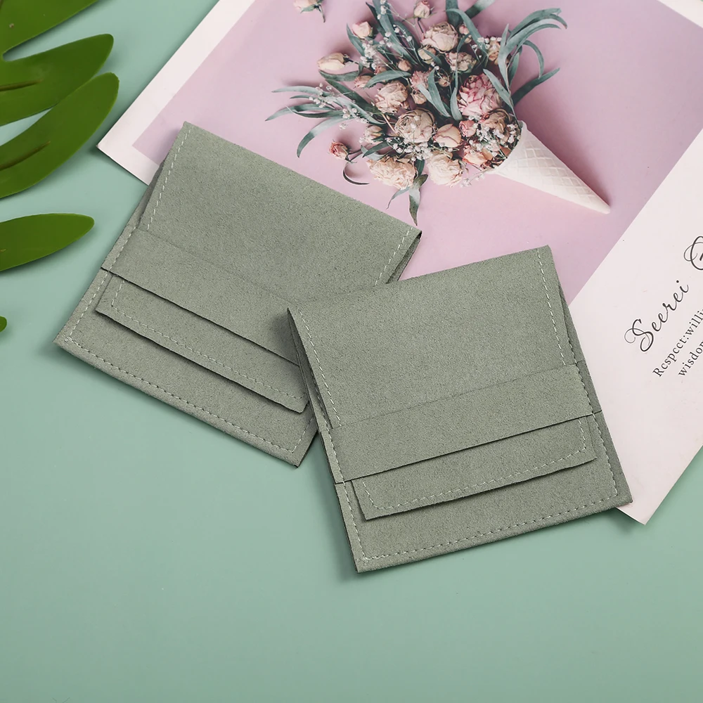 

Подарочный пакет для рождественских и свадебных подарков, маленькие шикарные Бархатные Мешочки-конверты из микрофибры, упаковка для ювели...