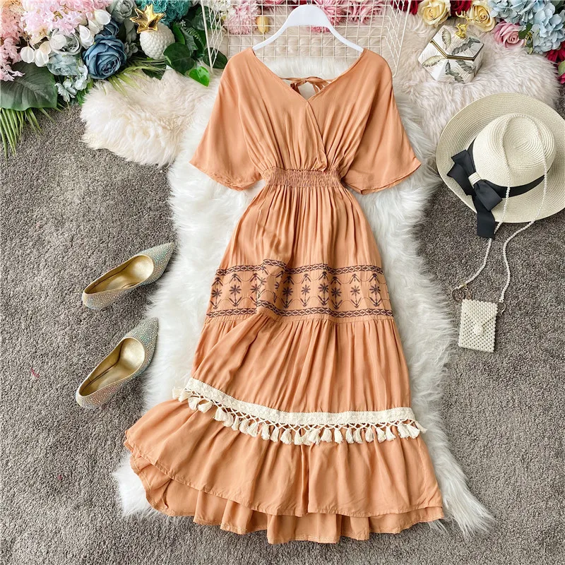 Новинка 2020 женские летние платья из хлопка элегантные плиссированные с коротким