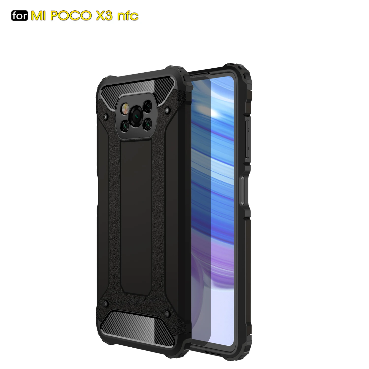 

Shockproof Case For Xiaomi Redmi K40 K30 K20 Pro Zoom Rugged Layer Armor Shells Protection Case For POCO F2 M2 X2 X3 NFC Pro