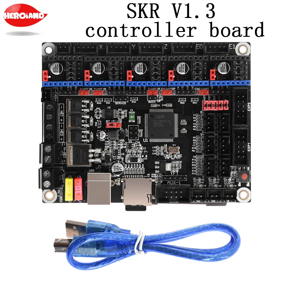 Плата контроллера SKR V1.3 32 бит детали для 3D принтера материнская плата DRV8825 A4988 MKS GEN