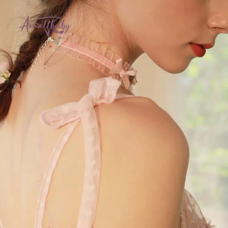 Женское Цветочное Ожерелье-чокер с бантом 1 шт. |