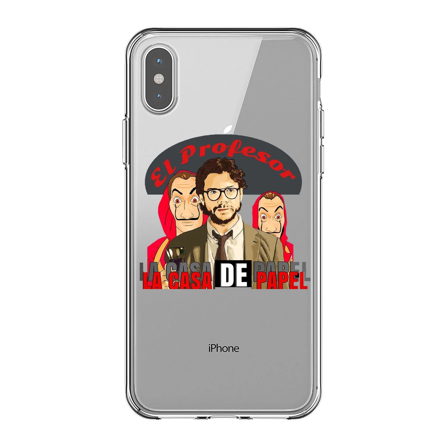 Испанский ТВ серии La Каса де papel Мягкий Силиконовый ТПУ чехол для телефона iPhone 11 Pro MAX 5s se 6 6s Plus 7 8 Plus X XR XS MAX - Цвет: TPU