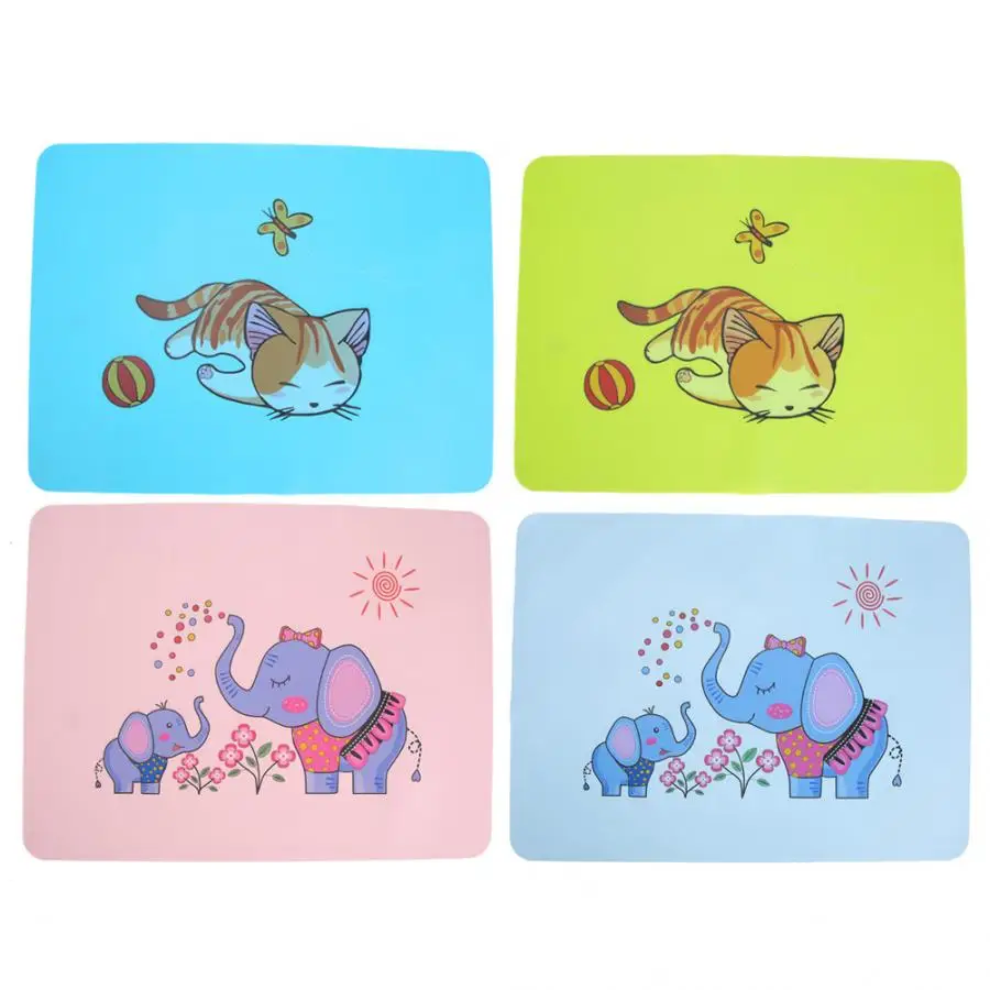 Детская Силиконовая подложка детский коврик для тарелок пищевой силиконовый