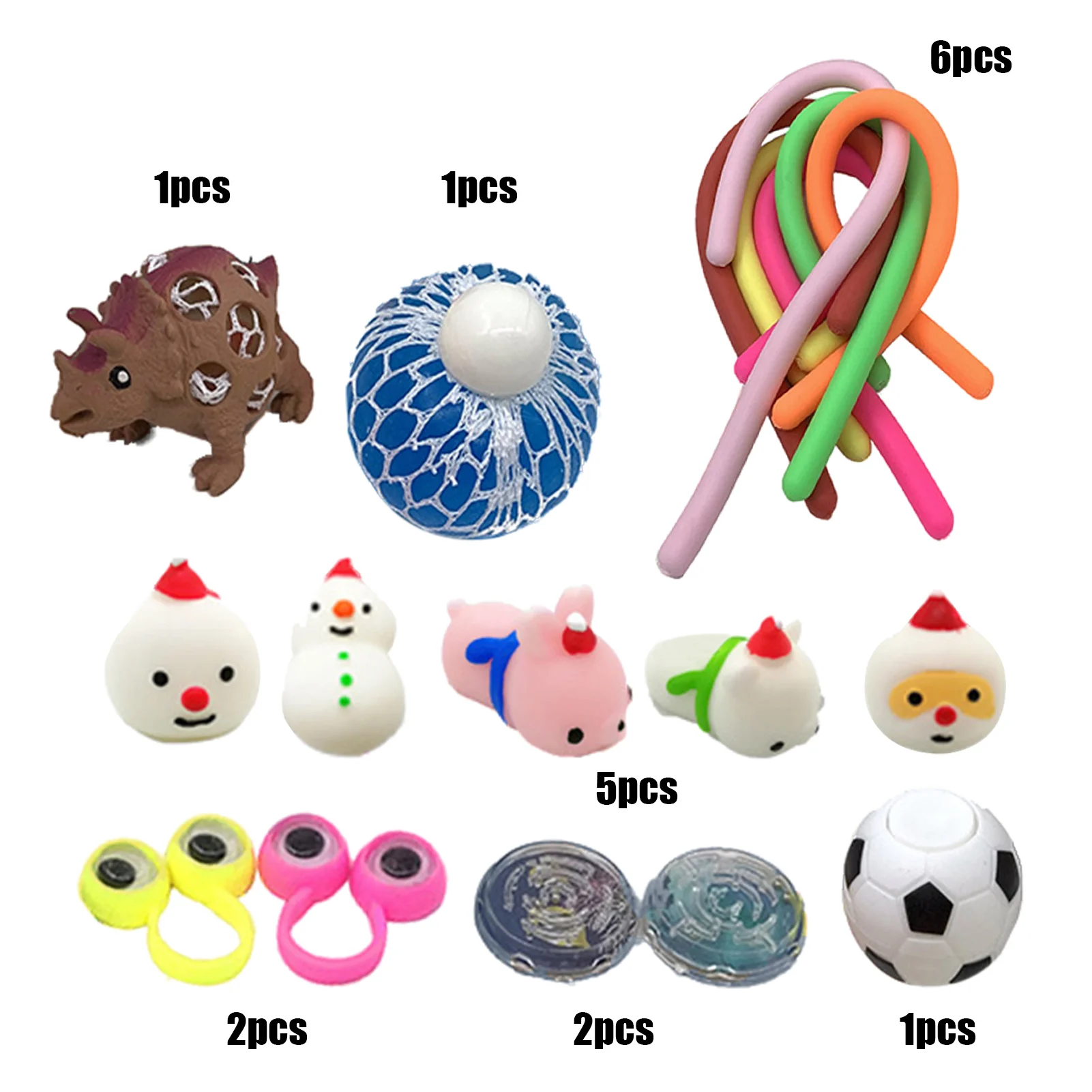 

18PCS Sensory Fidget Toy Set Stress Relief Toys Anti Stress Ball High-quality And Durable Bundle For Teens Adults Dropshipping