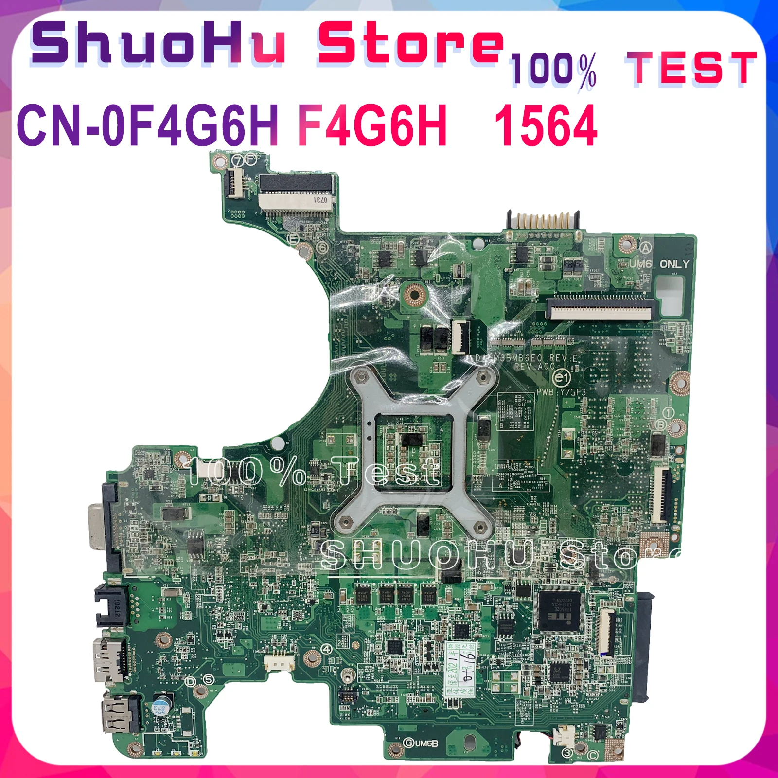 

VALA0 CN-0F4G6H F4G6H 0F4G6H FOR DELL Inspiron 1564 1764 Laptop Motherboard DAUM3BMB6E0 HM55