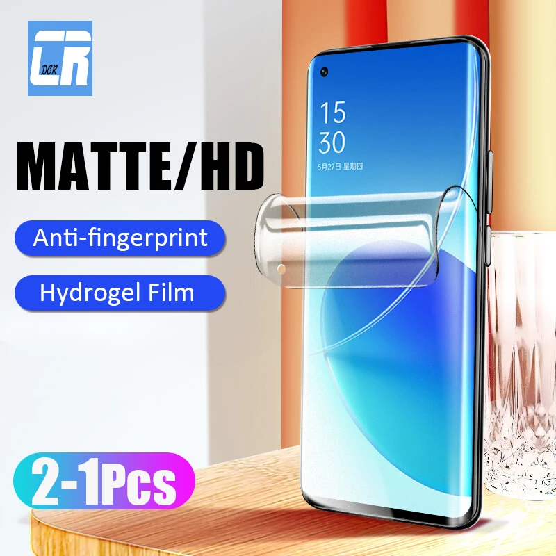 Матовая Гидрогелевая пленка без отпечатков пальцев для Oppo Realme 7 8 6 6i X50 X7 Pro C3 GT OPPO