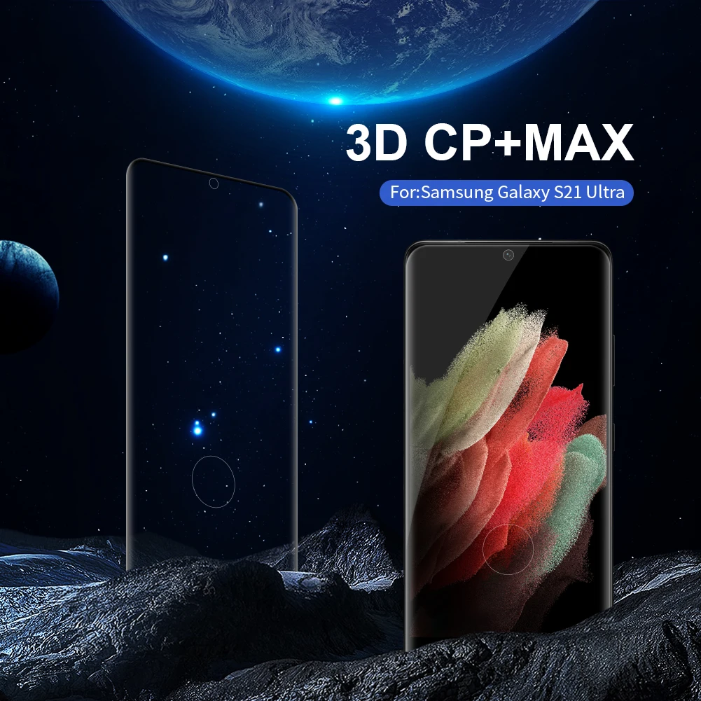 Защита экрана из закаленного стекла для Samsung Galaxy S20 Ultra 5G Glass Nillkin 3D CP + максимальное