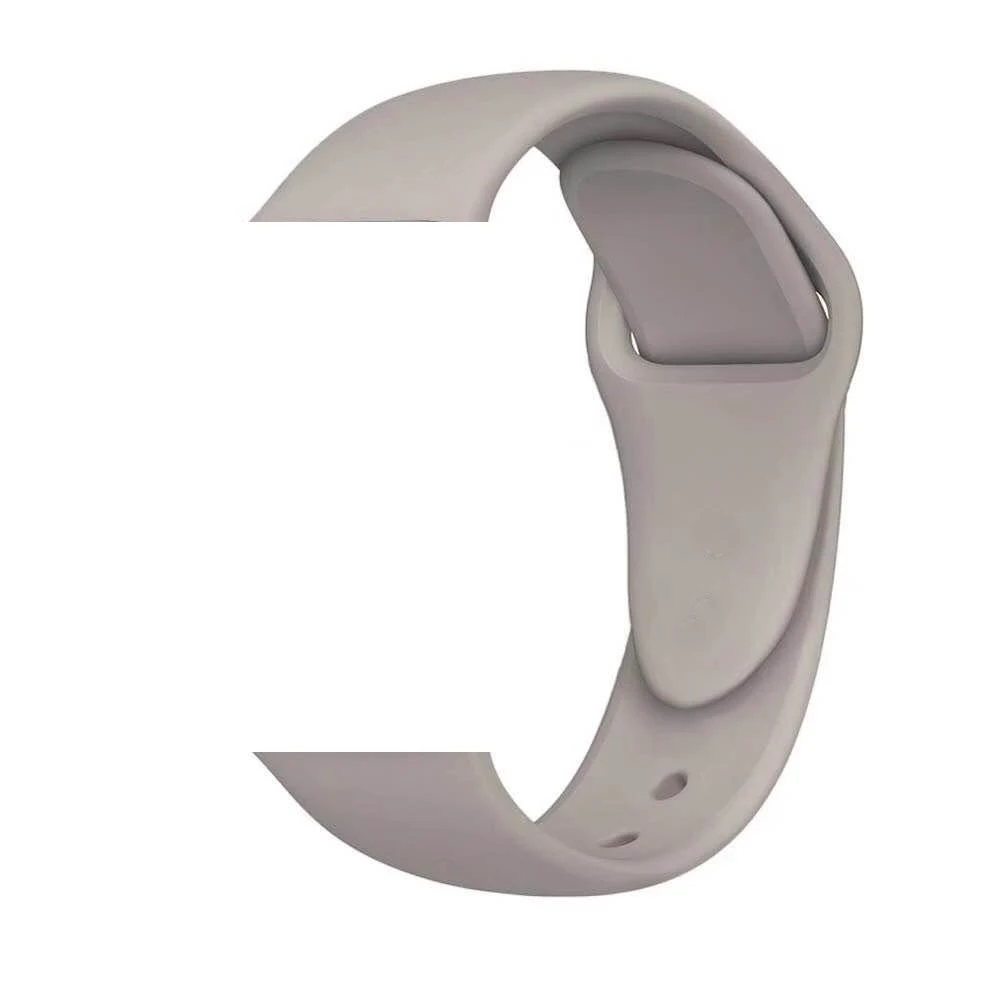 stone Новейшая модель; силиконовый ремешок для наручных часов iWatch, 4 40 мм 44 Резиновые Спортивные петли для наручных часов Apple Watch серии 1/2/3, 42 мм, 38 мм, версия linkseries 5 - Цвет ремешка: stone