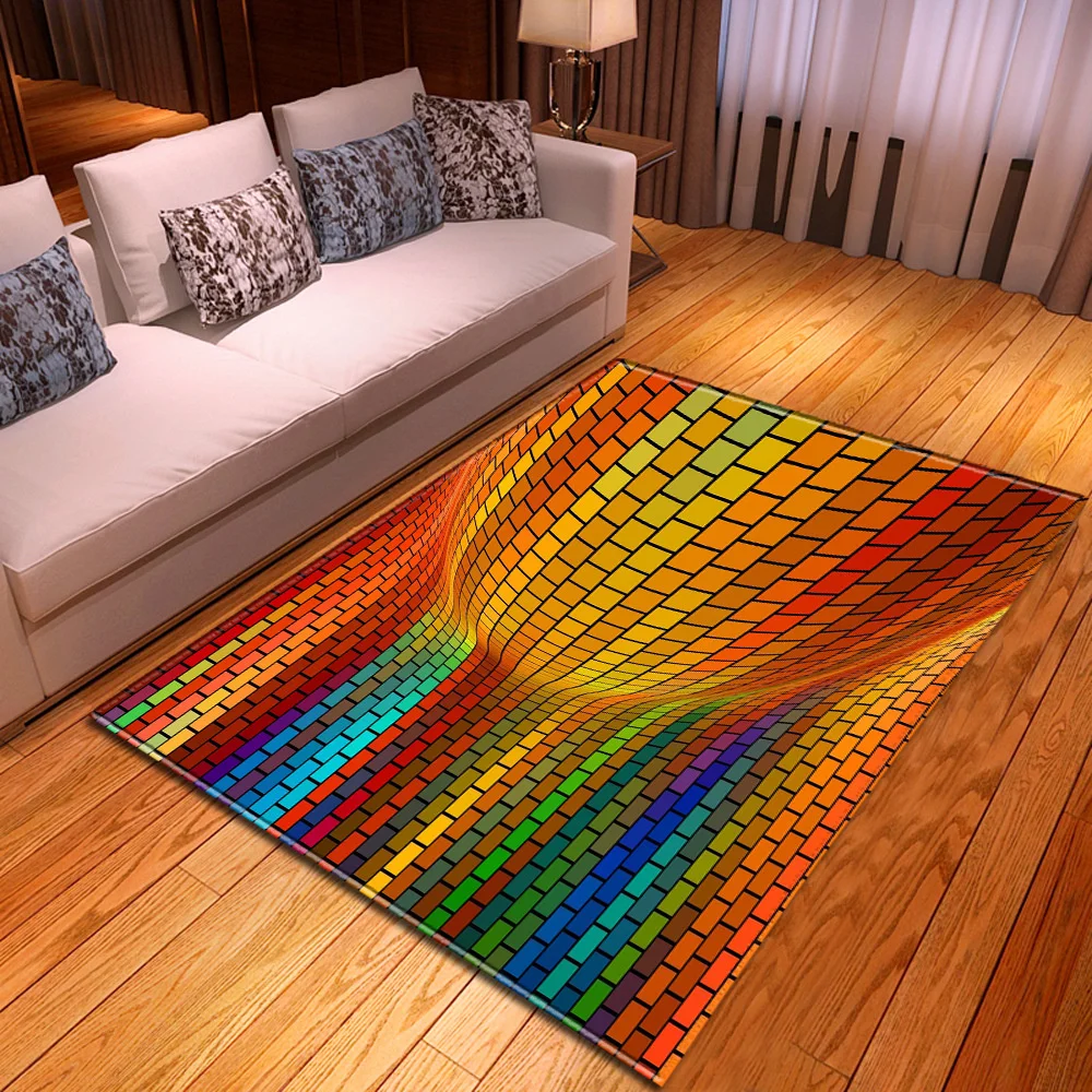 3D геометрический узор украшение детской комнаты игровой коврик для зоны