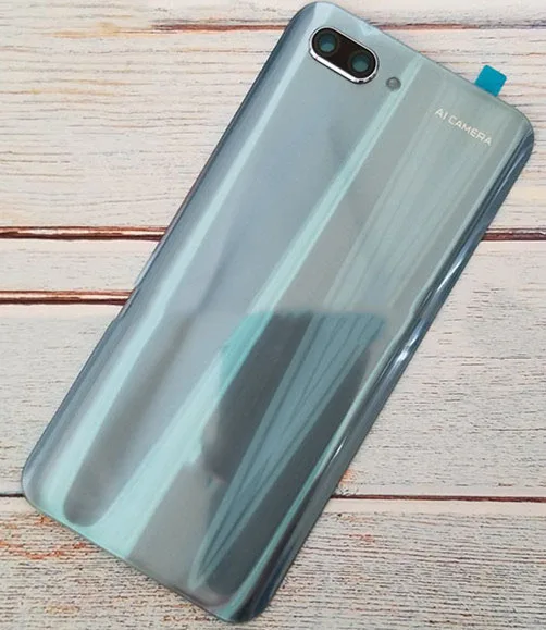 100% Оригинальный Huawei Honor 10 стеклянная задняя крышка батарейного отсека Корпус