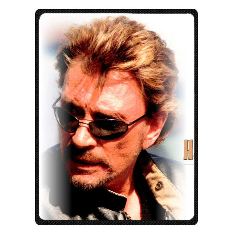 Hot Sale Kintting Blankets Johnny Hallyday Manta Fleece Blanket Sofa/Bed/Plane Travel Plaids Bedding bedspread | Дом и сад