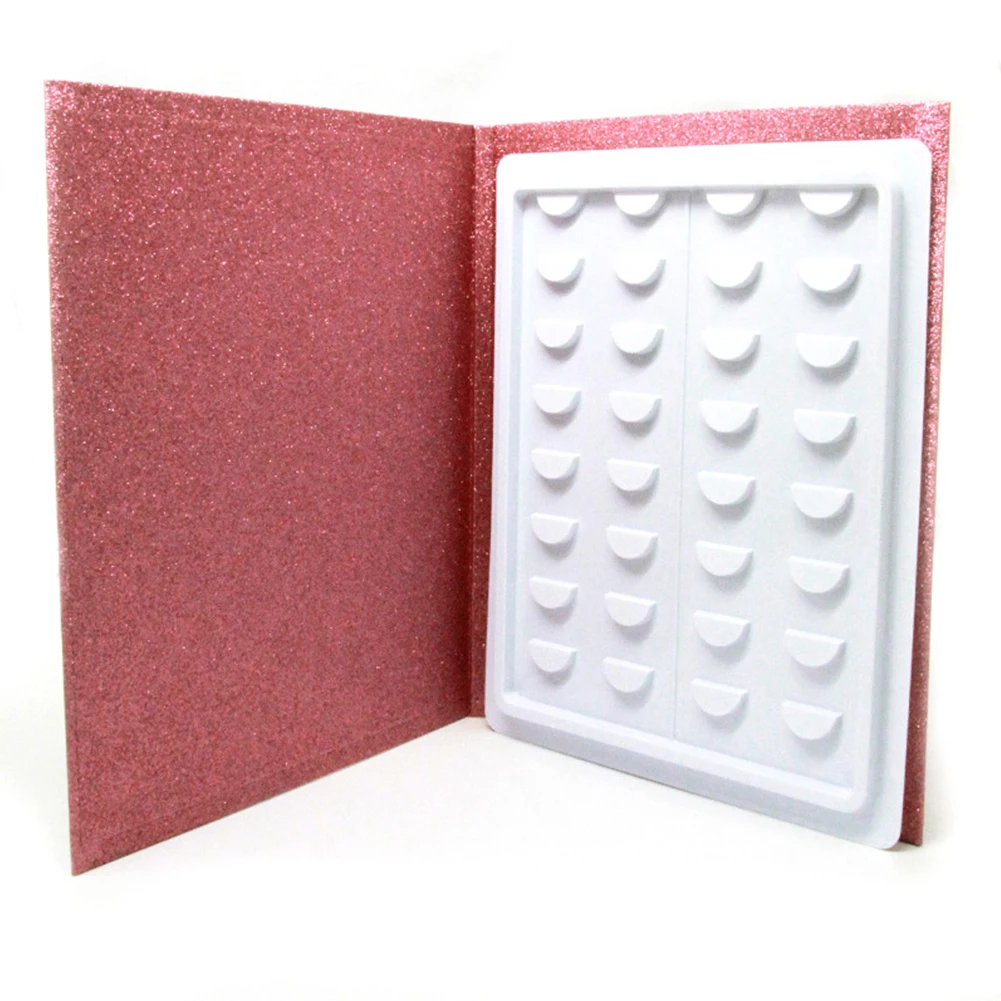 16 Pair Organizer Makeup Display Glitter Paper Container Eyelash Storage Book Compartment Sample Catalog Care Gift Packaging | Красота и