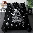 Комплект постельного белья BeddingOutlet, готический пододеяльник со скелетом, размер King-Size, Декор для дома, с изображением метеора, комиксов, Прямая поставка