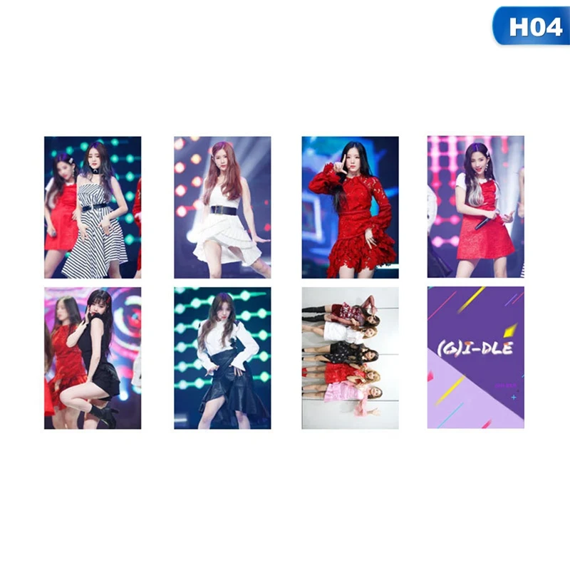 7 шт./компл. KPOP GIDLE (G)I DLE Senorita I MADE альбом LOMO Cards K POP Новая модная самодельная бумажная