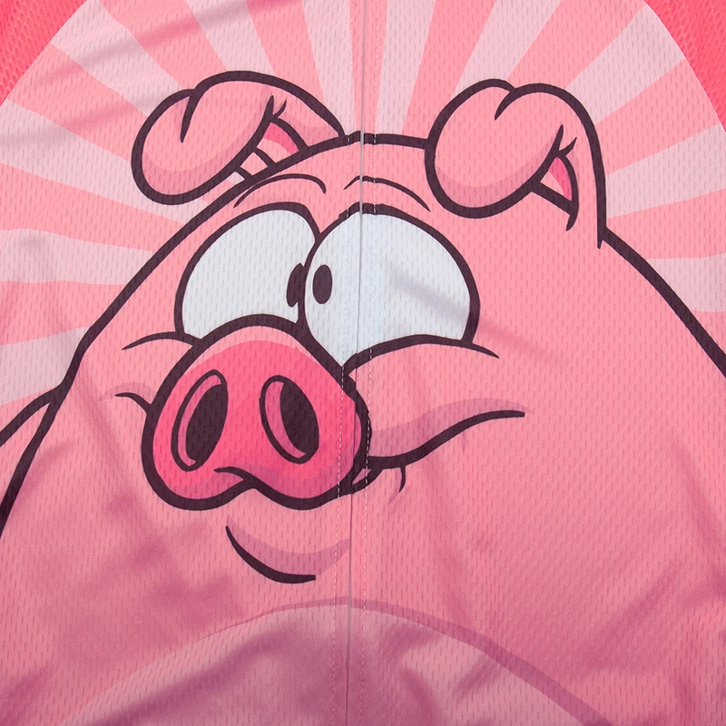 CASKYTE велосипедная одежда смешная свинья Велоспорт Джерси нагрудник Комплекты